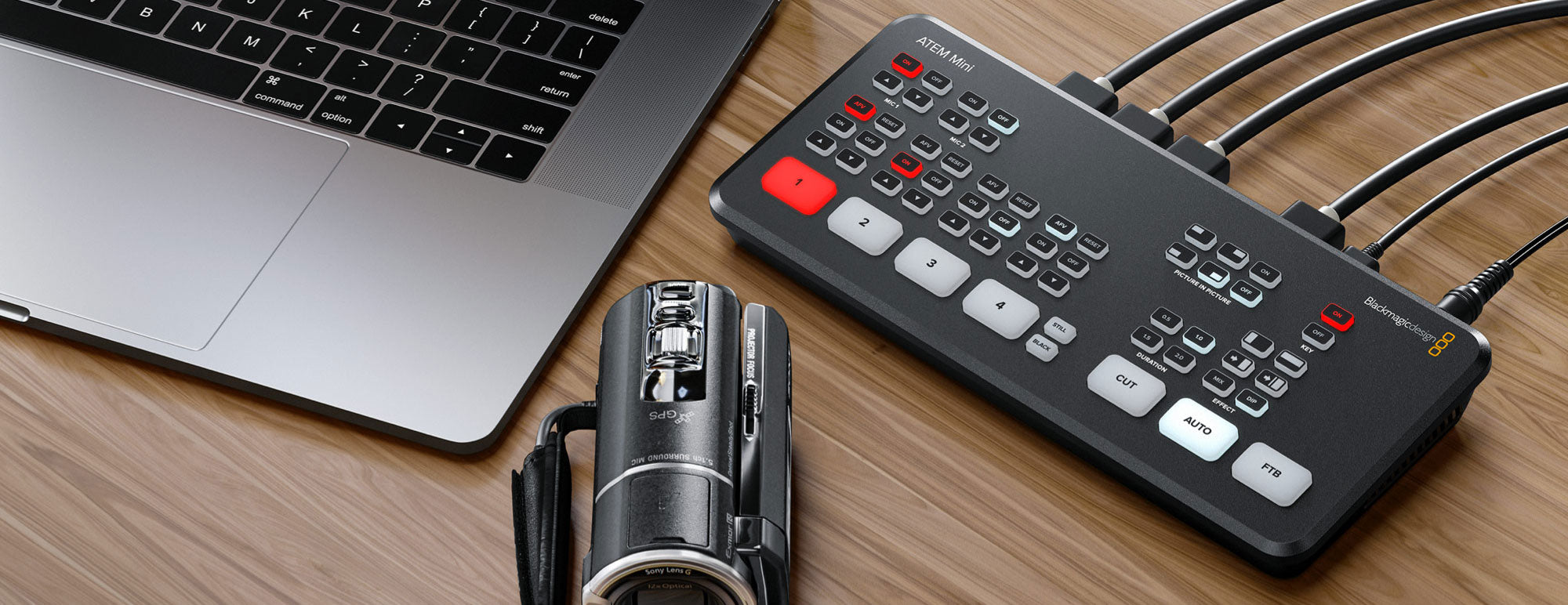 Blackmagic ATEM Mini - BOOM!