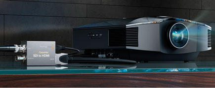 black magic Micro Converter with projector