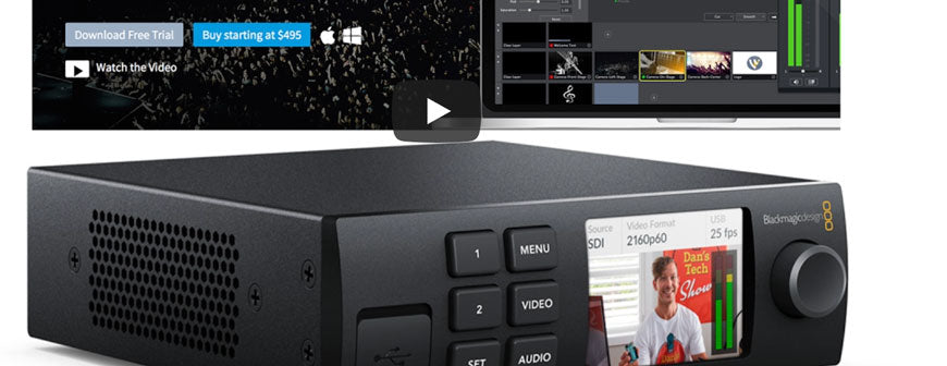 Blackmagic Web Presenter - Part 3 - Wirecast