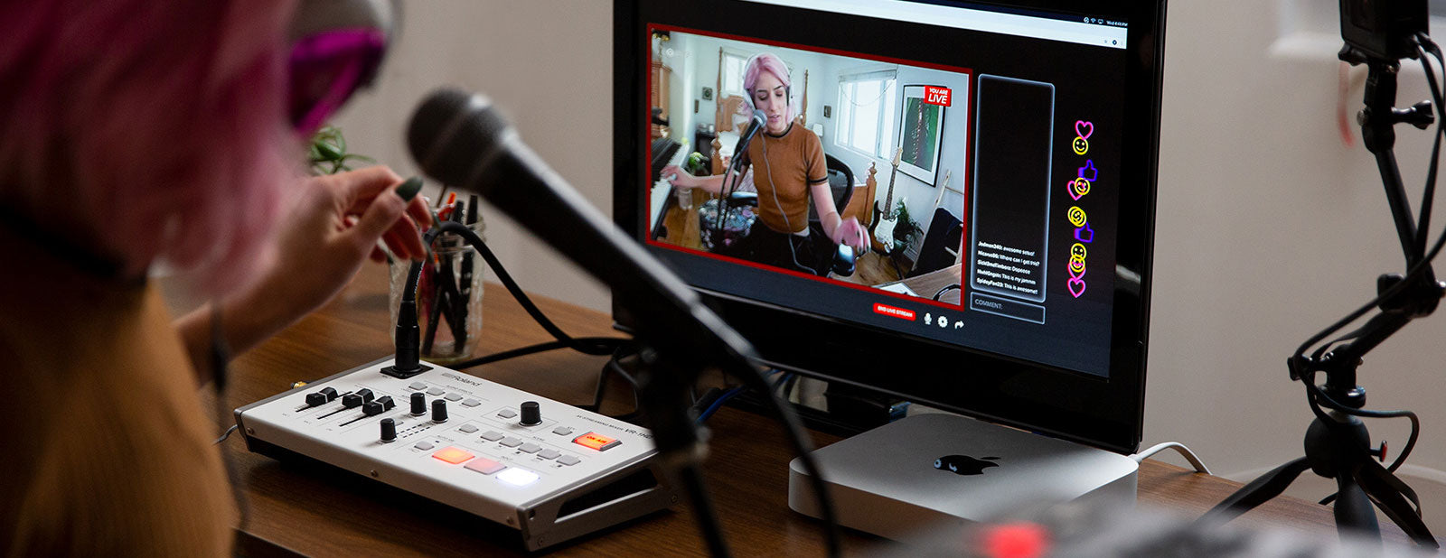 Live Streaming with Roland