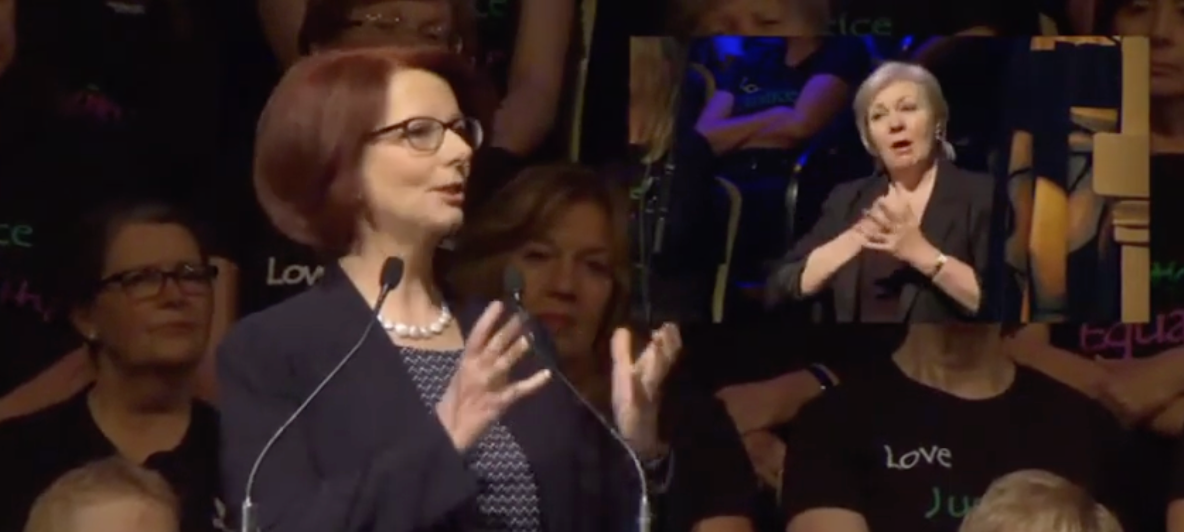 Julia Gillard live stream