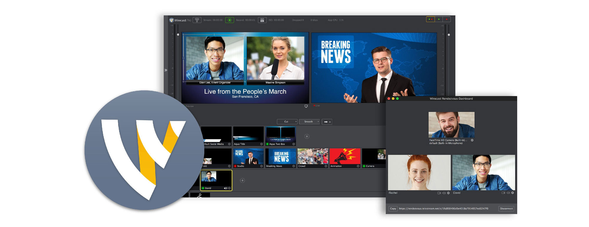 Introducing the award winning Wirecast 8!
