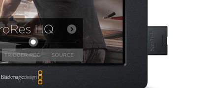 Blackmagic Video Assist with SD Card