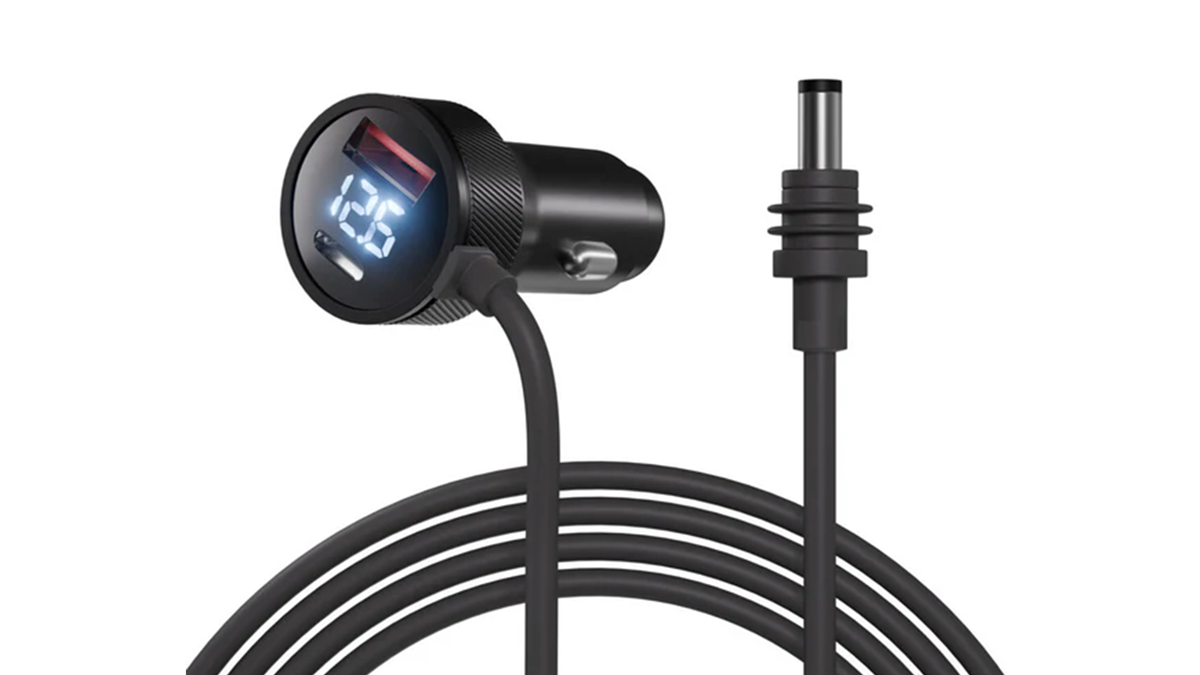 Starlink Mini Dual USB Car Charger with DC Cable and Voltmeter