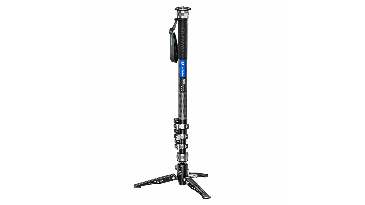 Leofoto MF-324CL Pro 4 Section Long Carbon Fibre Video Monopod