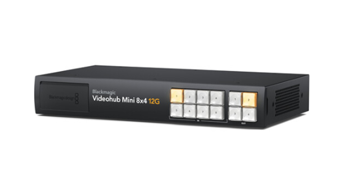 Blackmagic Videohub Mini 8x4 12G Router