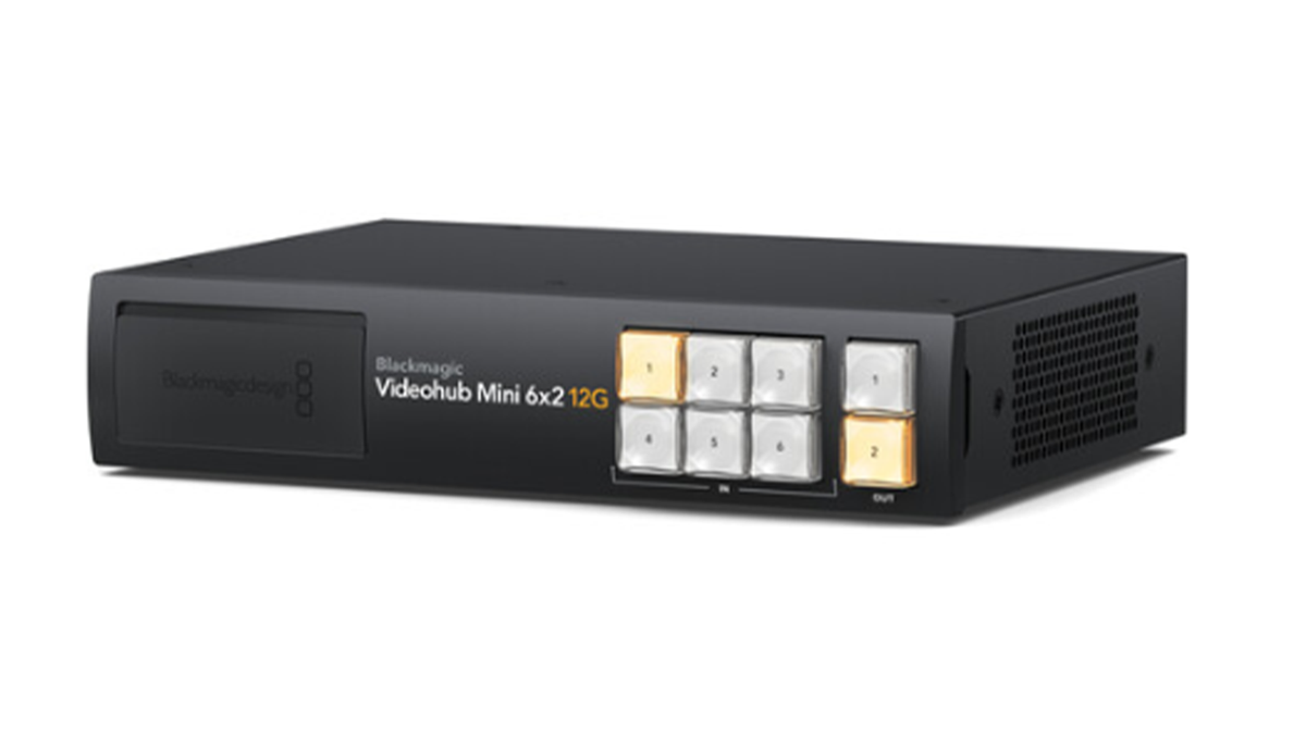 Blackmagic Videohub Mini 6x2 12G Router