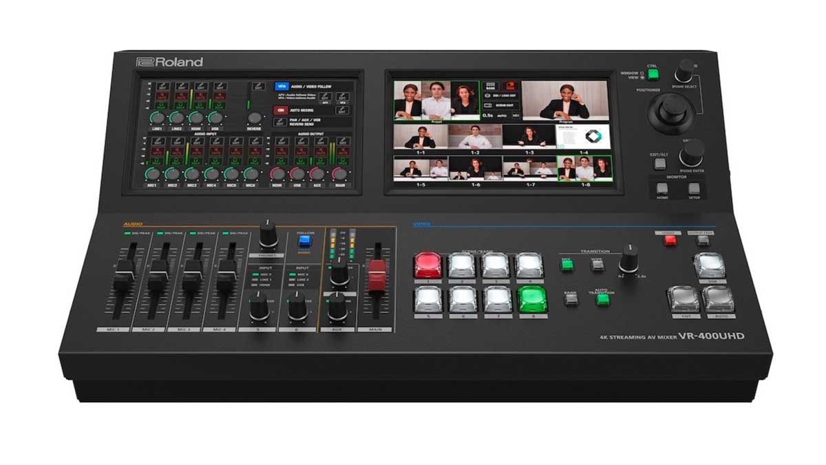 Roland VR-400UHD 4K Streaming AV Mixer