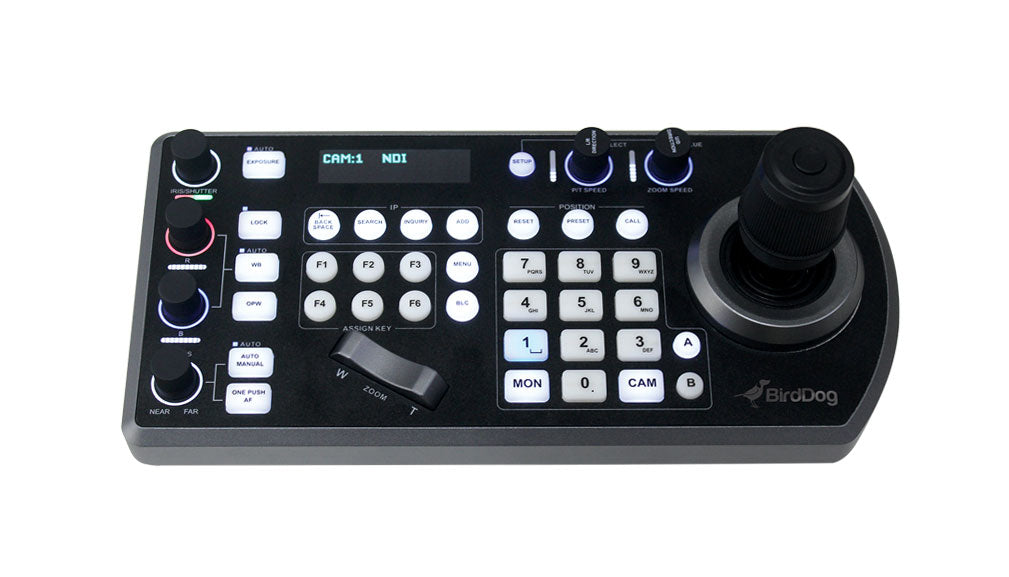 BirdDog PTZ Keyboard hero
