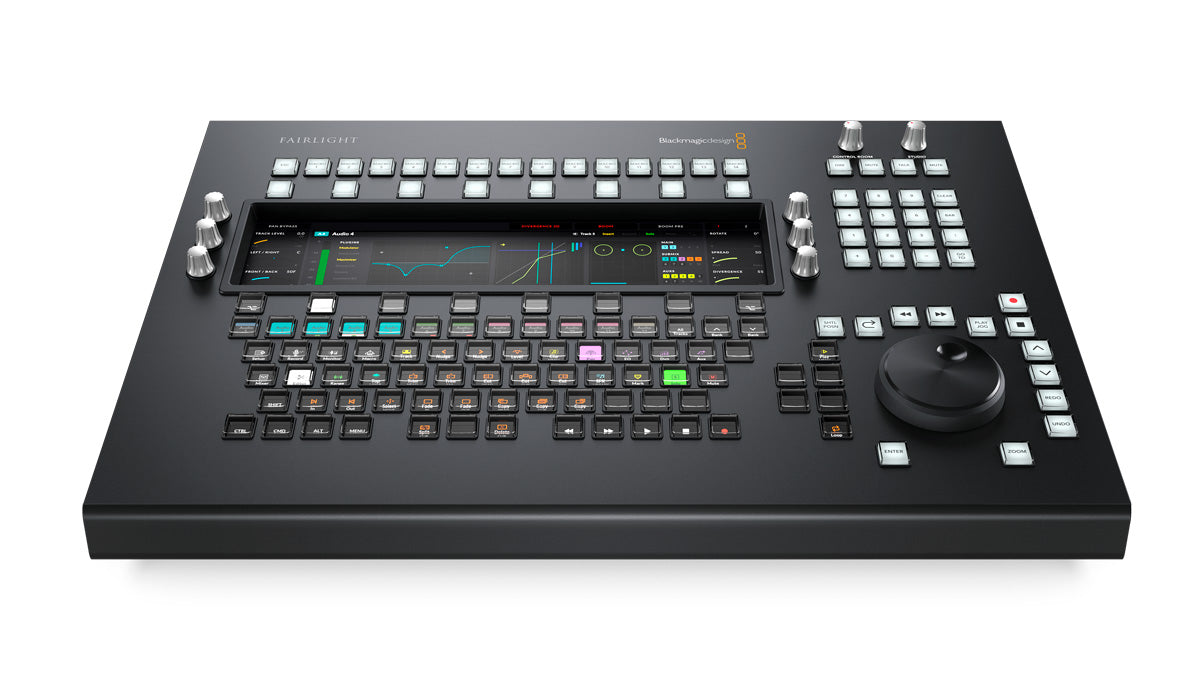 Blackmagic Fairlight Desktop Audio Editor Top Angle