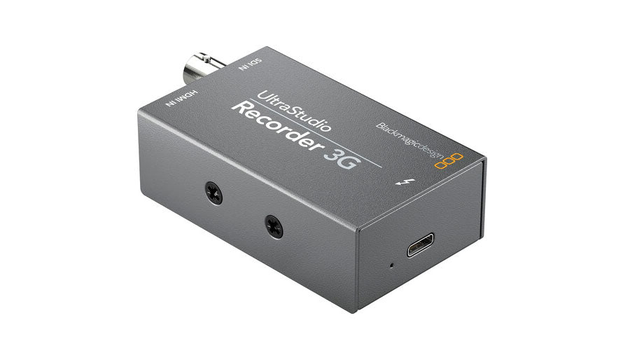 Blackmagic Design UltraStudio Recorder 3G side angle view
