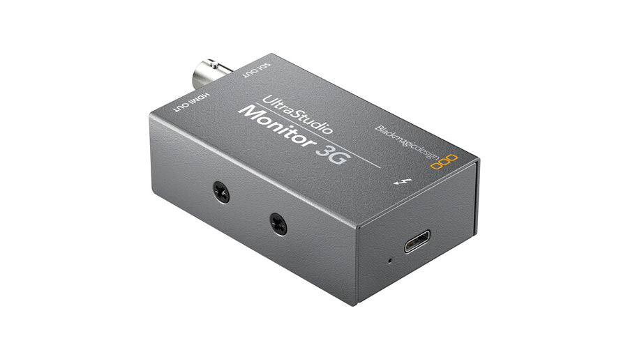 Blackmagic Design UltraStudio Monitor 3G back angle view