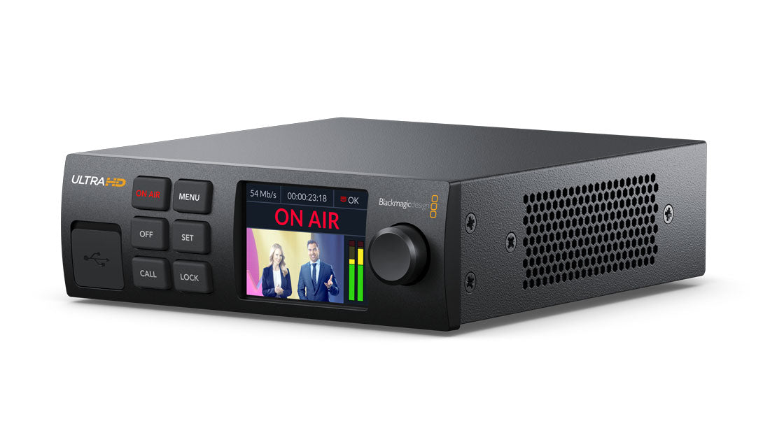 Blackmagic Web Presenter 4K front angle view