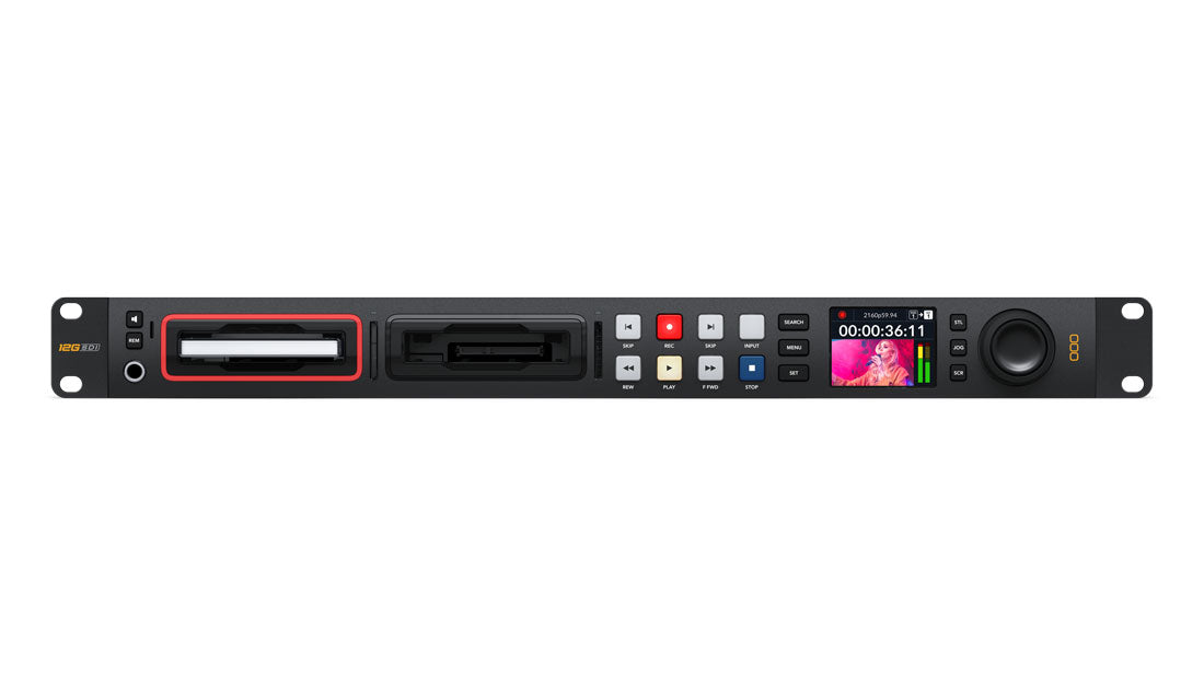 Blackmagic HyperDeck Studio 4K Pro front view
