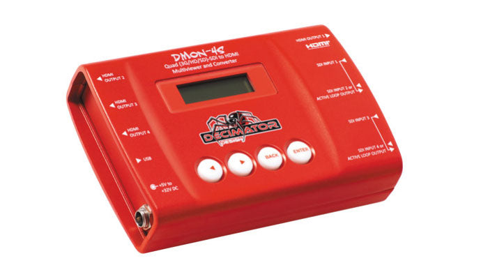 Decimator DMON-4S Quad SDI to HDMI Multiviewer and Converter Hero