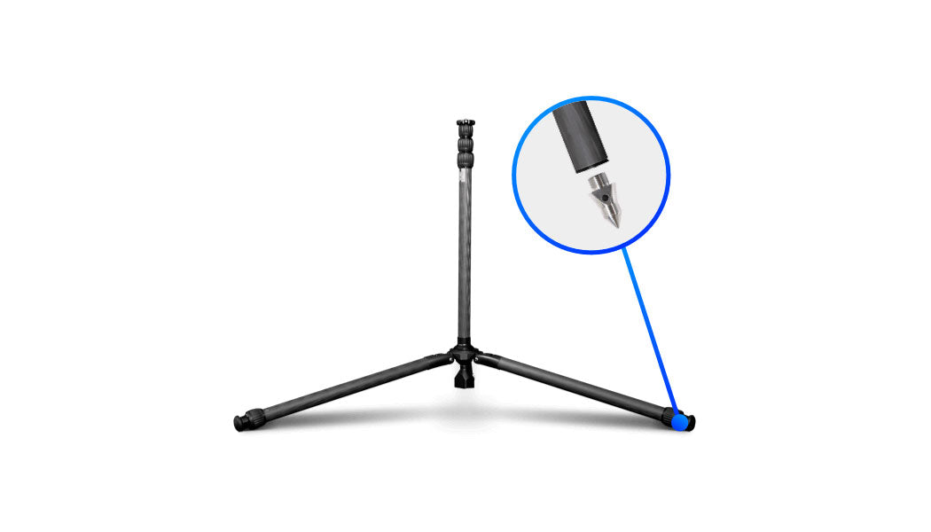 Insta360 Sumo Stand low stance showing feet