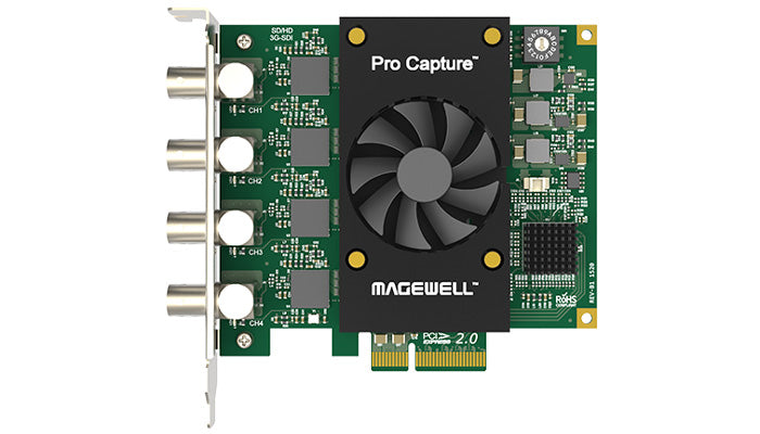 Magewell PRO CAPTURE QUAD SDI - Top View