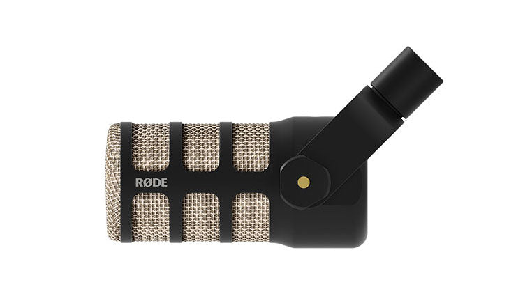 RODE PodMic on white background