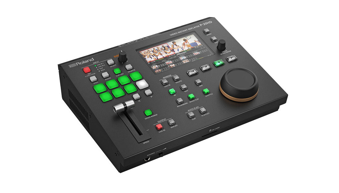 Roland P-20HD Video Instant Replayer angle view