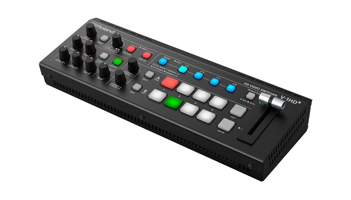 Roland V-1HD+ HD Video Switcher angle view