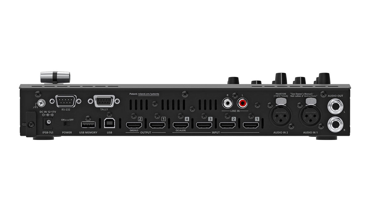 Roland V-1HD+ HD Video Switcher back