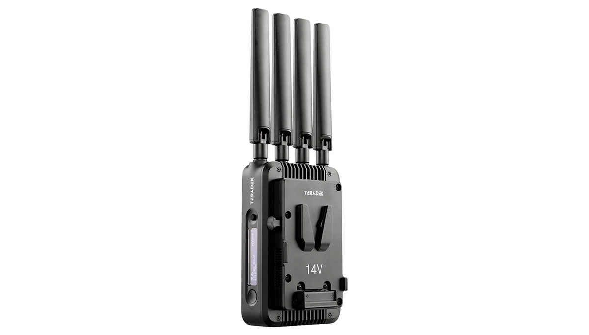 Teradek Prism 857 Mobile HEVC/AVC Dual 4G LTE V-Mount Front