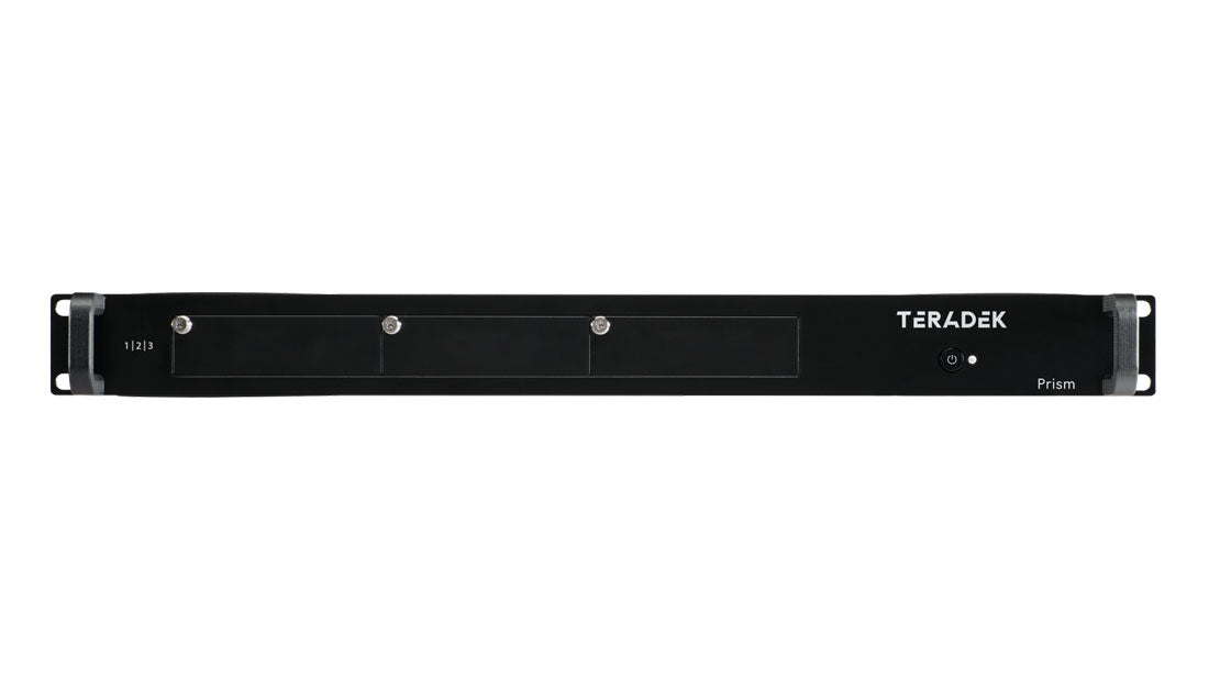 Teradek Prism 801 Base Rack System 1U front