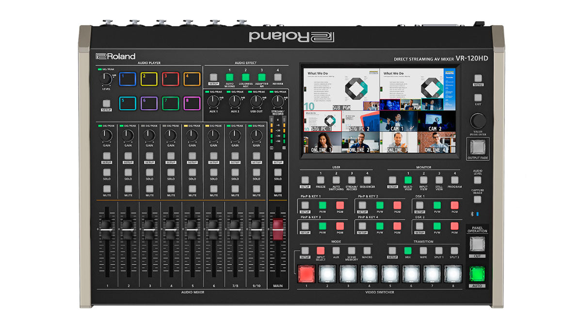 Roland VR-120HD Streaming Video Switcher