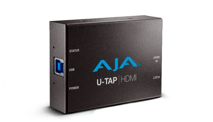 AJA U-TAP HDMI HD/SD USB 3.0 Capture Device Side
