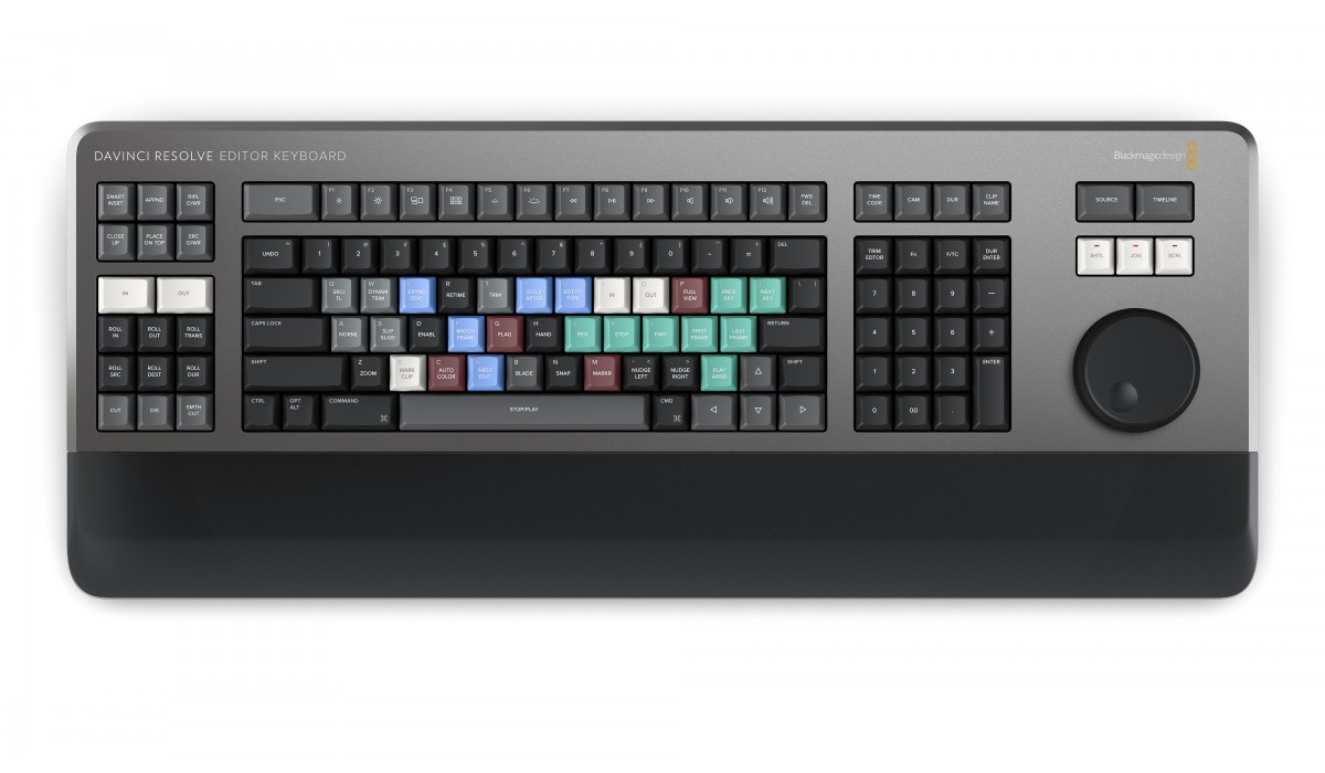 Blackmagic DaVinci Resolve Editor Keyboard Top