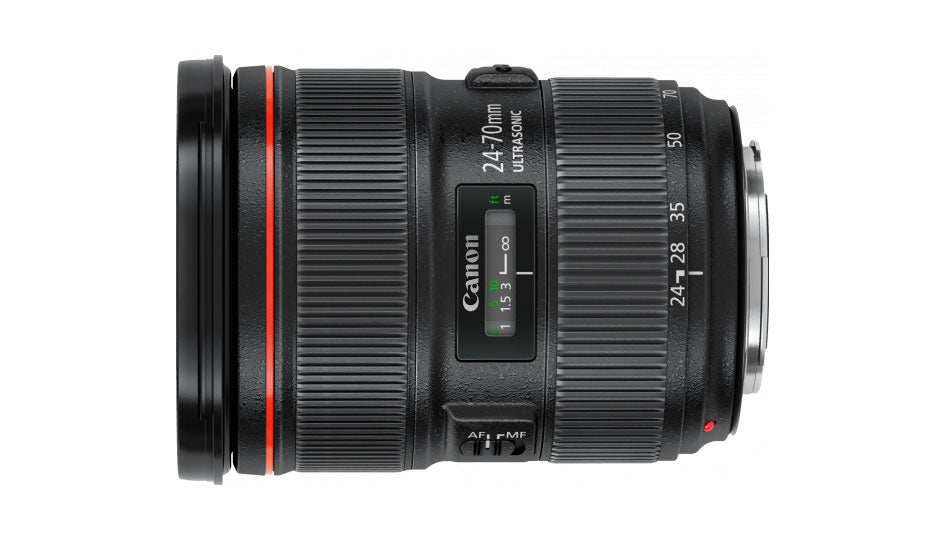 Canon EF 24-70mm f/2.8L II USM side