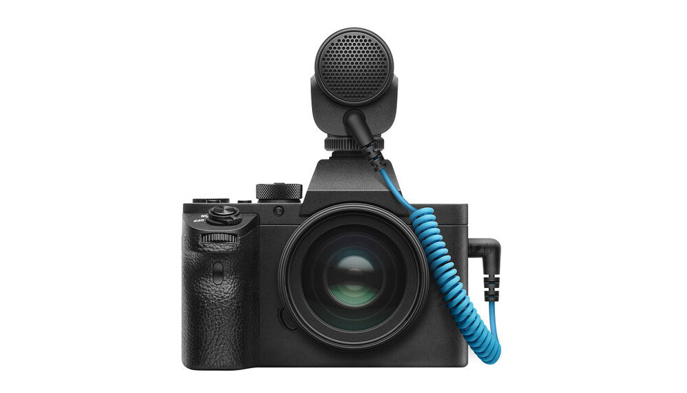 Sennheiser MKE 200 Directional Camera Microphone on camera