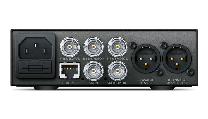 Blackmagic Teranex Mini - SDI to Analog 12G Rear