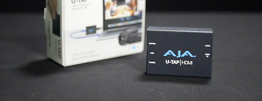 AJA U-TAP USB 3.0 SDI and HDMI Capture