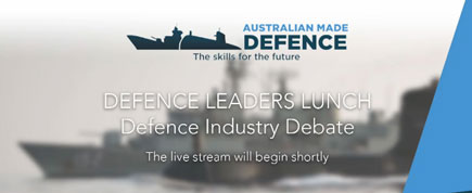 Defence Leader's Debate promotional banner