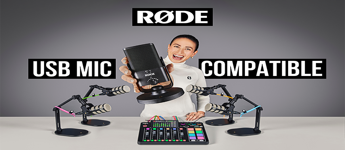USB Microphone Connectivity Enhancements with RØDECaster