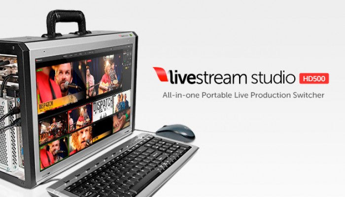 Livestream Studio HD500 with keyboard and mouse