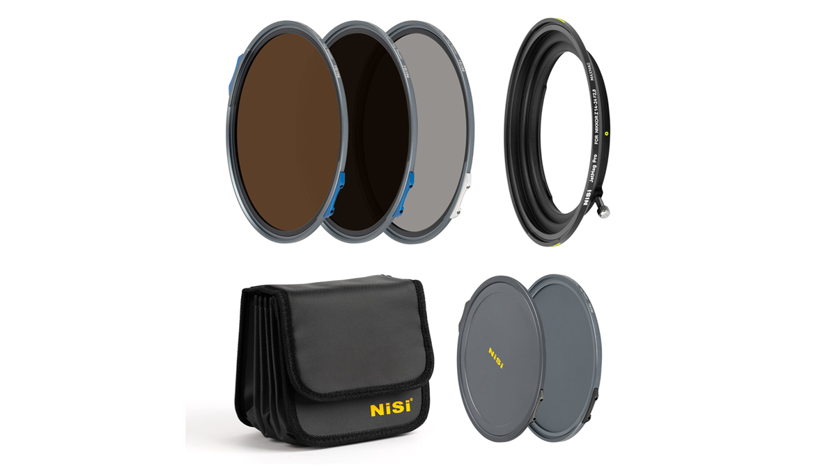 NiSi JetMag Pro Landscape ND Kit MAXMAG Magnetic Filter Kit for NIKKOR Z 14-24mm f/2.8 (FS ND 6 Stop, FS ND 10 Stop, TC CPL, Adapter for Nikkor Z 14-24mm f/2.8, Front Cap, Back Cap, MaxMag Pouch)