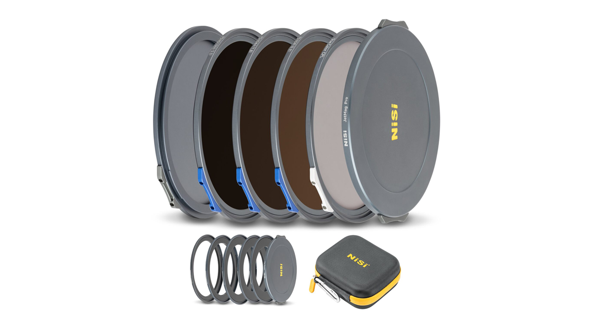 NiSi JetMag Pro Landscape ND Kit 67MAG Magnetic Filter Kit (FS ND 3 Stop, FS ND 6 Stop, FS ND 10 Stop, TC CPL, 52mm/55mm/58mm/62mm/67mm Adaptors, Two Front Caps, Back Cap, Caddy Pouch)