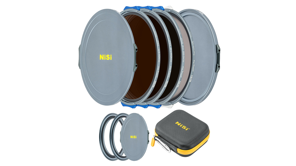 NiSi JetMag Pro Landscape ND Kit 95MAG Magnetic Filter Kit (FS ND 3 Stop, FS ND 6 Stop, FS ND 10 Stop, TC CPL, 86mm/95mm Adaptors, Two Front Caps, Back Cap, Caddy Pouch)