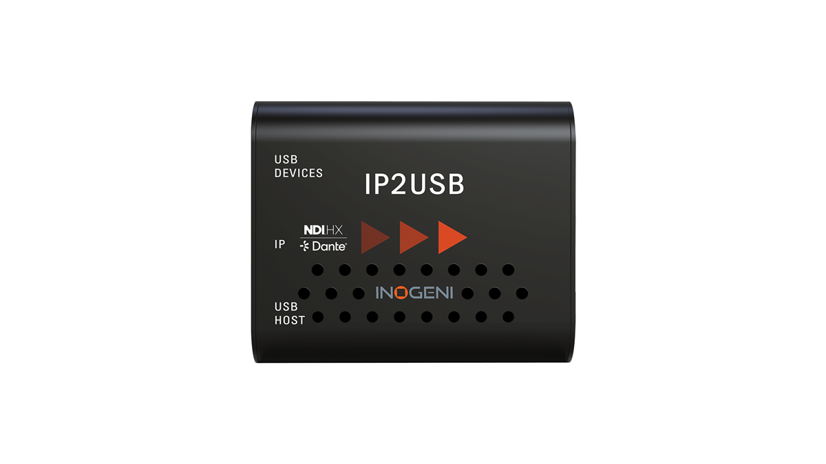Inogeni IP2USB – Network AV to USB Bridge (NDI & Dante audio)