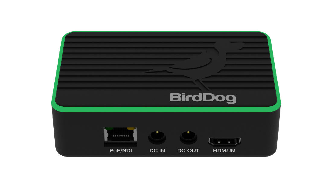 BirdDog Flex 4K BACKPACK top angle green light