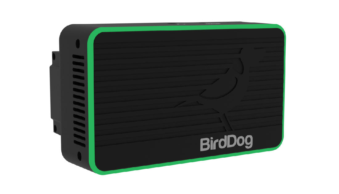 BirdDog Flex 4K BACKPACK top side green light