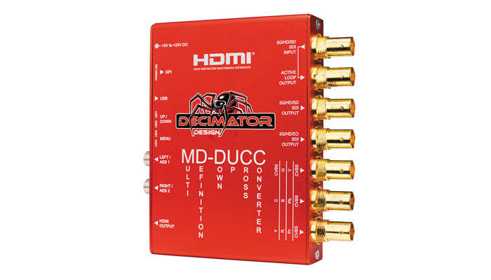 Decimator MD-DUCC Multi-Definition Down Up Cross Converter Right angle