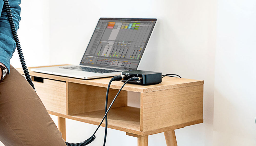 RØDE AI-1 USB Audio Interface connected to computer