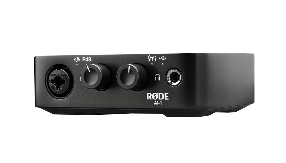 RØDE AI-1 USB Audio Interface Angle View