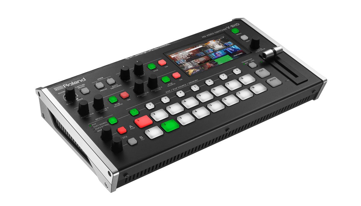 Roland V-8HD HD Video Switcher Front Right