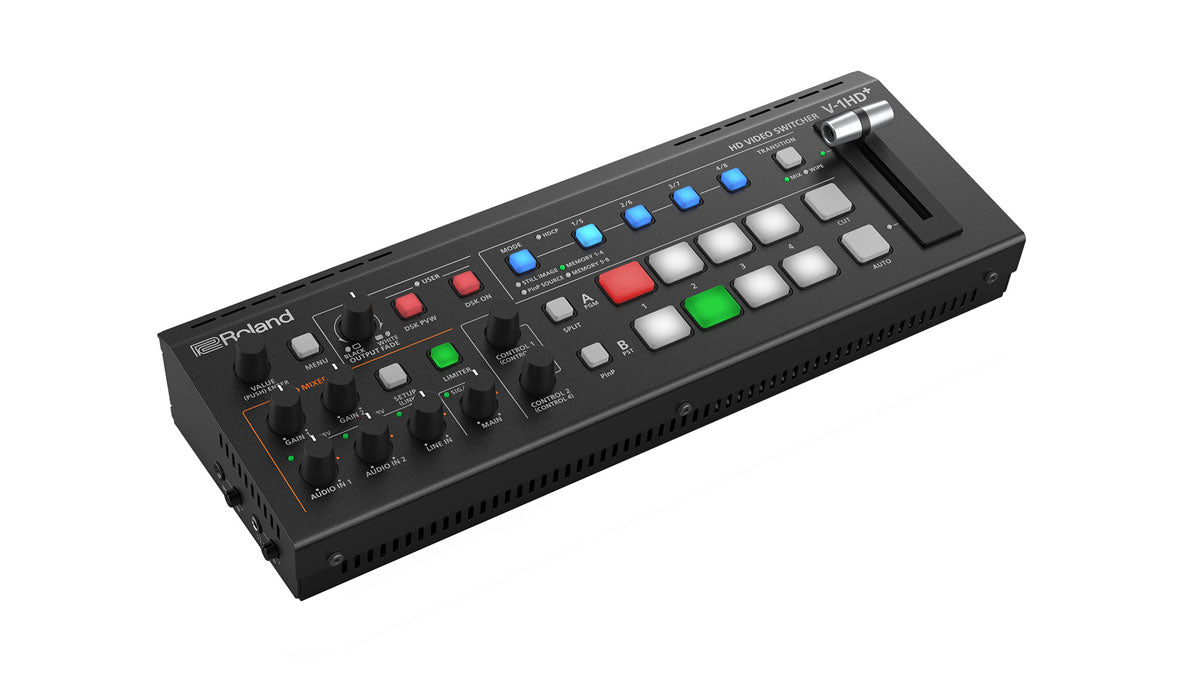 Roland V-1HD+ HD Video Switcher angle view