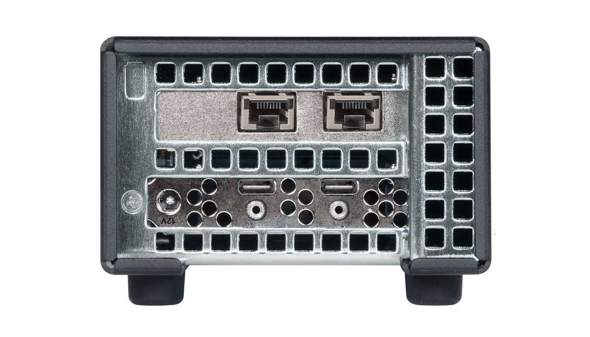 Sonnet Twin 10G Thunderbolt 3 to Dual Port Copper 10 Gigabit Ethernet Adapter Back