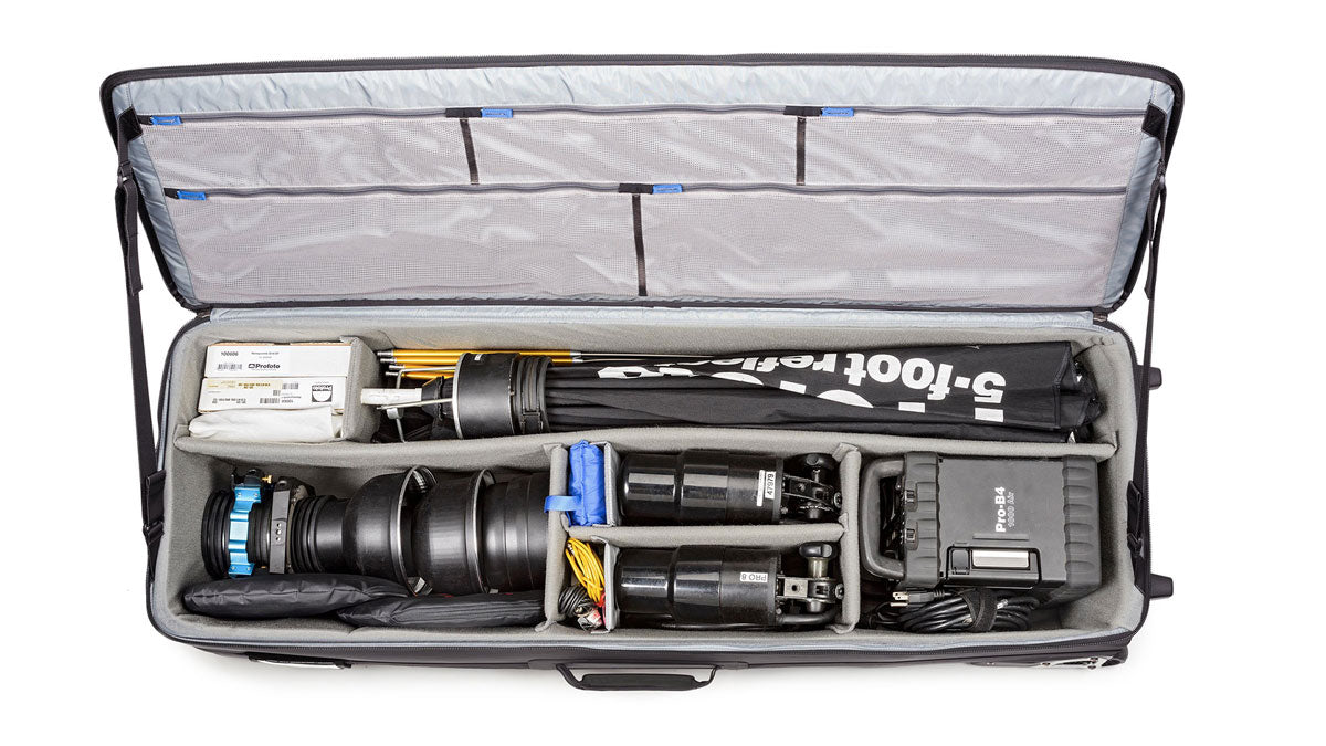 Think Tank Production Manager 50 v2 Rolling Case Open